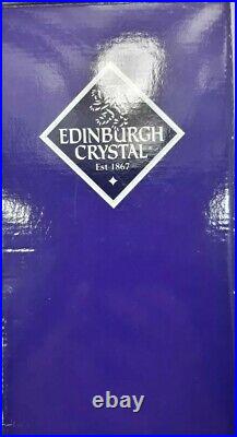 Edinburgh Crystal Perfume Bottle Atomizer Orange Pump Tassle Gold Tone 5 box