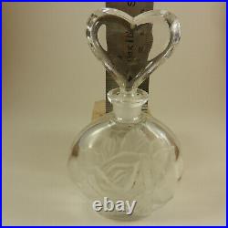 Estate Collection Lot of 14 vintage crystal, blown glass & other perfume bottles