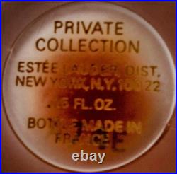 Estee Lauder Private Collection Perfume 1/4 fl oz Sealed 1975 RARE #7504 Estee Lauder Private Collection Perfume 1/4 fl oz Sealed 1975 RARE #7504