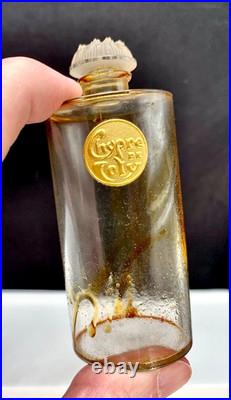 Excellent! Vintage'Chypre de Coty', perfume bottle withbox. C. 1927. 3.25 tall