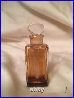 Extremely Rare Vintage 1933 Guerlain Vol De Nuit Pure Parfum Test Sample