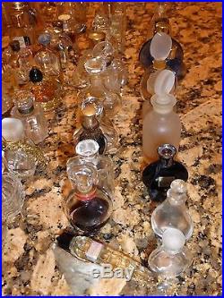 Fine Collection Of 144 Vintage Assorted Empty Perfume Bottles Europe And U. S. A