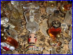 Fine Collection Of 144 Vintage Assorted Empty Perfume Bottles Europe And U. S. A