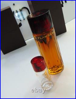 Faberge FLAMBEAU cologne vintage 3.5 oz DAB ON STYLE & travel bottle FOR WOMEN