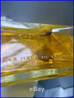 Factice CHANEL No19 PARFUM HUGE 500ml Sealed Glass Bottle Vintage 1970-80s 17cm