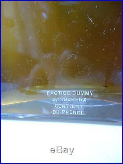 Factice CHANEL No5 PARFUM Colossal Heavy 1000ml Bottle Vintage 1980-90 27cm Tall