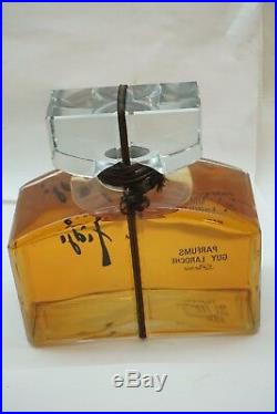 Factice Perfume Bottle Vintage Fidji Guy Laroche Parfum Paris 32 Oz Glass Sealed