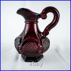 Farmhous New York Burgundy Wine Vintage Vanity Perfume Bath Oil Cut Glass Bottle Farmhous New York Burgundy Wine Vintage Vanity Perfume Bath Oil Cut Glass Bottle