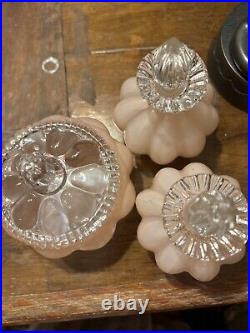 Fenton glass 3 pc set vintage vanity