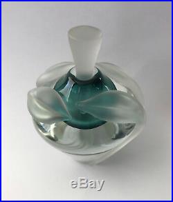 Fine Vintage Signed Hand-blown William Glasner Perfume Bottle Perfect Condition