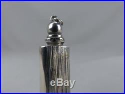 Fine Vintage Tiffany & Co Sterling Silver Miniature Perfume Bottle Vial on Chain