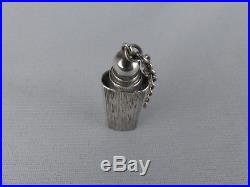 Fine Vintage Tiffany & Co Sterling Silver Miniature Perfume Bottle Vial on Chain