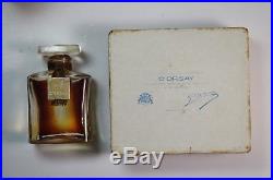 Flacon Ancien parfum DUO D'ORSAY Coffret Vintage Boxed Perfume Bottle