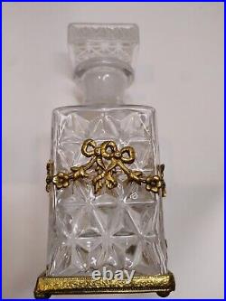 French Perfume Bottle Ormolu Vintage