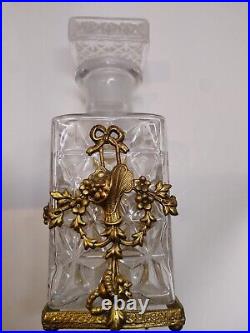 French Perfume Bottle Ormolu Vintage