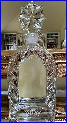 GIANT LYS BLEU Perfume FACTICE DISPLAY DUMMY BOTTLE GLASS 17 HEAVY READ VTG