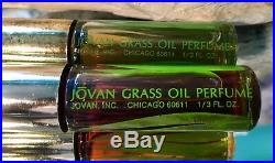 GRASS OIL by JOVAN (2) BOTTLES OF 10 ML EACH RARE VINTAGE JOVAN SET