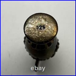 GROUP 4X Vintage Small Perfume Metal Bottle 2X Pins 2X Urns Sterling GROUP 4X Vintage Small Perfume Metal Bottle 2X Pins 2X Urns Sterling