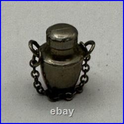 GROUP 4X Vintage Small Perfume Metal Bottle 2X Pins 2X Urns Sterling GROUP 4X Vintage Small Perfume Metal Bottle 2X Pins 2X Urns Sterling