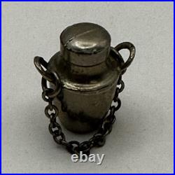 GROUP 4X Vintage Small Perfume Metal Bottle 2X Pins 2X Urns Sterling GROUP 4X Vintage Small Perfume Metal Bottle 2X Pins 2X Urns Sterling