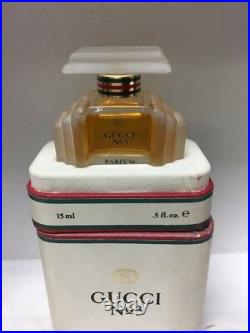 GUCCI No 3 Full Bottle Parfum bottle Vintage Box 15ml. 5oz
