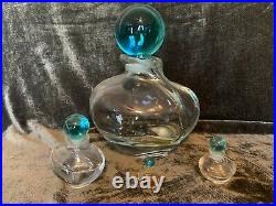 Giorgio Beverly Hills Wings Perfume 4 Bottles 10-inch Vintage Display Macys