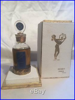 Godet Petite Fleur Bleue Flacon De Parfum 1921 Sealed Vintage Perfume Bottle