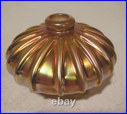 Gorgeous Art Glass Vintage Signed Correia Gold Iridescent Perfume Bottle Gorgeous Art Glass Vintage Signed Correia Gold Iridescent Perfume Bottle