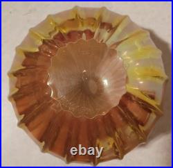 Gorgeous Art Glass Vintage Signed Correia Gold Iridescent Perfume Bottle Gorgeous Art Glass Vintage Signed Correia Gold Iridescent Perfume Bottle