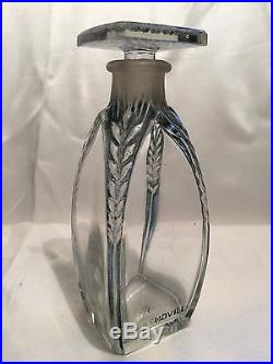 Grenoville Bluet Baccarat Flacon De Parfum 1913 Vintage Crystal Perfume Bottle