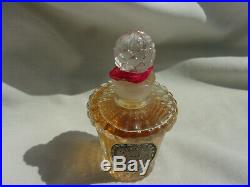 Guerlain Apres L'ondeevintage Bottle Of Pure Perfume Full 9cm 30ml 1fl. Oz Rare