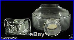Guerlain Baccarat Paris Travers Champs Perfume Bottle Box Crystal Glass Vintage