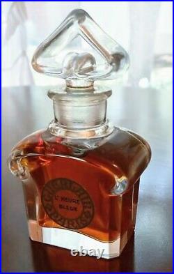 Guerlain L'Heure Bleue 1 1/3 OZ. BIG Parfum Crystal Bottle 40 ml Vintage Classic