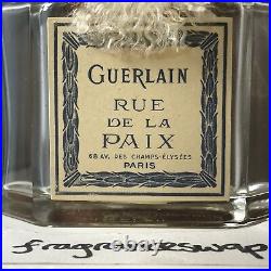 Guerlain Rue De La Paix Baccarat Quadrilobe Bottle! Vintage, Sealed And Rare