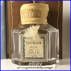Guerlain Rue De La Paix Baccarat Quadrilobe Bottle! Vintage, Sealed And Rare