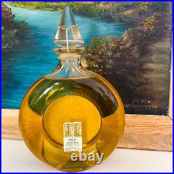 Guerlain Shalimar HUGE 16 oz Sealed Eau de Cologne Vintage Perfume Glass Stopper