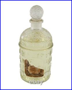 Guerlain Vintage French Imperial Bee Clear Glass Bottle Full Of Perfume France