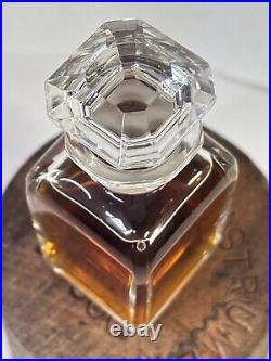 Houbigant Le Parfum Ideal 2OZ Vintage Baccarat Perfume Bottle FROZEN STOPPER