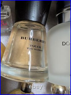 Huge 30 Bottles Vintage Perfume/parfum Lot Some Empty/ Full Versace, Chloe, Etc