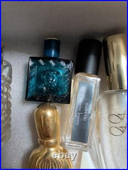 Huge 30 Bottles Vintage Perfume/parfum Lot Some Empty/ Full Versace, Chloe, Etc