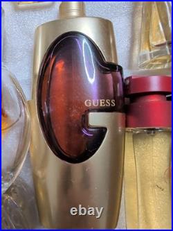 Huge 30 Bottles Vintage Perfume/parfum Lot Some Empty/ Full Versace, Chloe, Etc