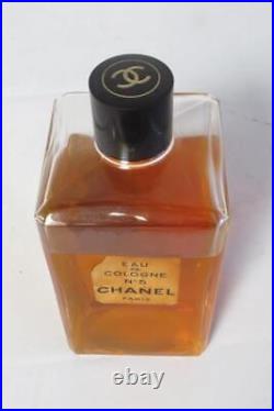 Huge 8 tall Bottle of Vintage CHANEL No 5 Eau De Cologne Splash 3 lb Bottle