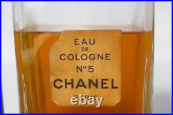 Huge 8 tall Bottle of Vintage CHANEL No 5 Eau De Cologne Splash 3 lb Bottle