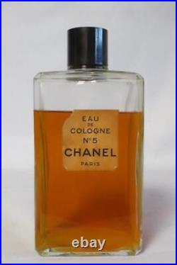 Huge 8 tall Bottle of Vintage CHANEL No 5 Eau De Cologne Splash 3 lb Bottle