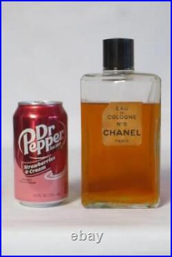 Huge 8 tall Bottle of Vintage CHANEL No 5 Eau De Cologne Splash 3 lb Bottle