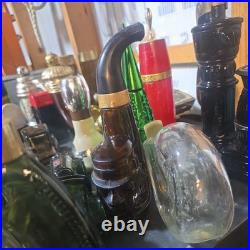 Huge Lot of 29 Vintage Avon Collectible Glass Decanters Assorted Styles & Them