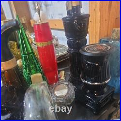 Huge Lot of 29 Vintage Avon Collectible Glass Decanters Assorted Styles & Them