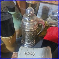 Huge Lot of 29 Vintage Avon Collectible Glass Decanters Assorted Styles & Them