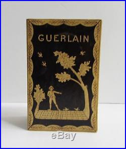 Huge Vintage Guerlain Mitsouko Parfum Perfume 2-3 ounces Signed Baccarat Bottle