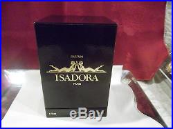 ISADORA PERFUME BOTTLE Paris1979 GLASS NUDE FIGURAL 1 ounce with BOX RARE VTG